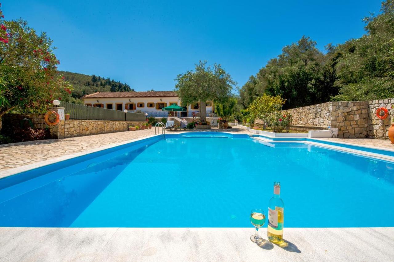 Livadi Studios With Pool Lákka Exterior foto