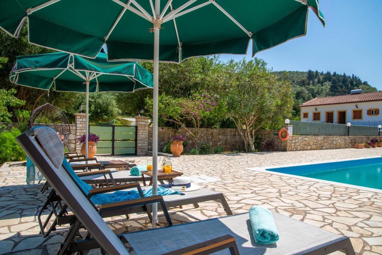 Livadi Studios With Pool Lákka Exterior foto